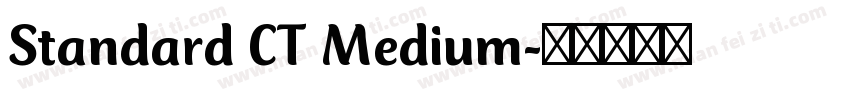 Standard CT Medium字体转换